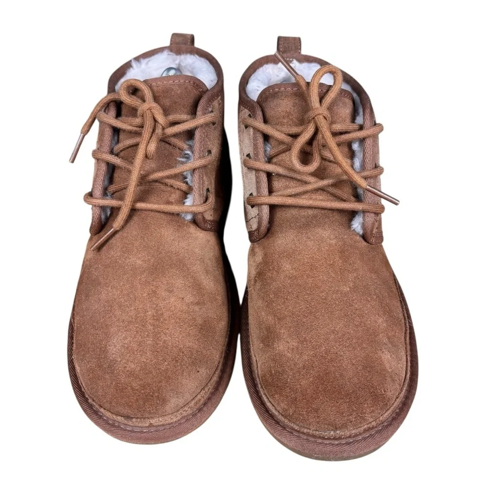UGG Neumel Suede Lace-Up Chukka Boots – Sz 9 (Very Good Condition)